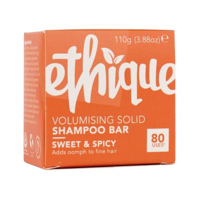 Ethique Bar Shampoo Volumising Solid Sweet & Spicy (Adds Oomph To Fine Hair) 110g